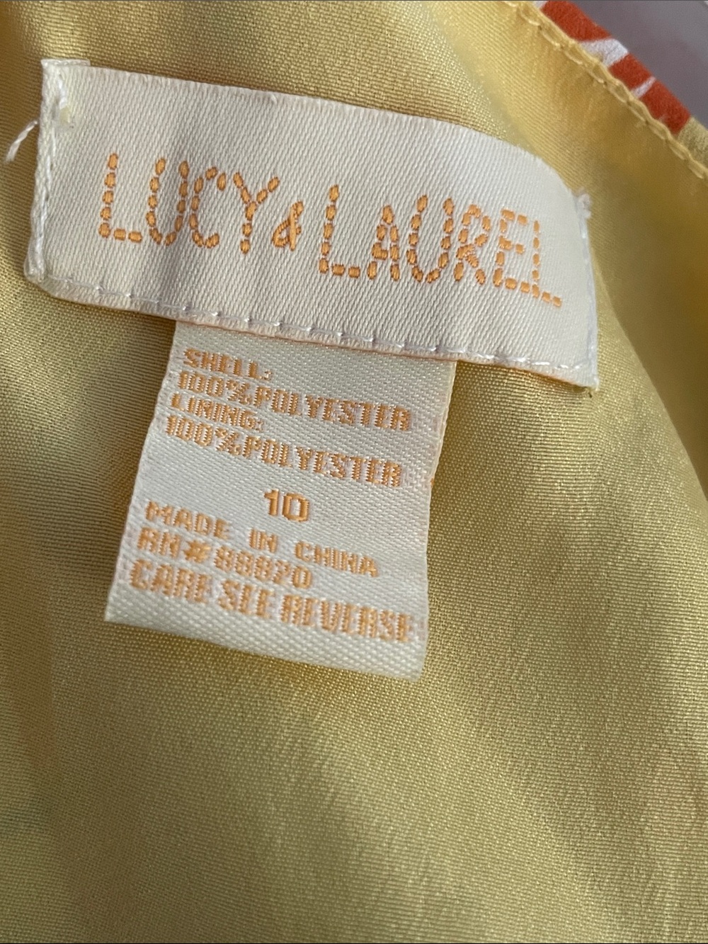 Lucy & Laurel sleeveless vibrant yellow Floral Print Sundress - Picture 10 of 11